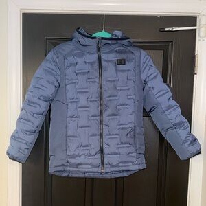 Under Armour boys Blue Hooded Puffer Jacket